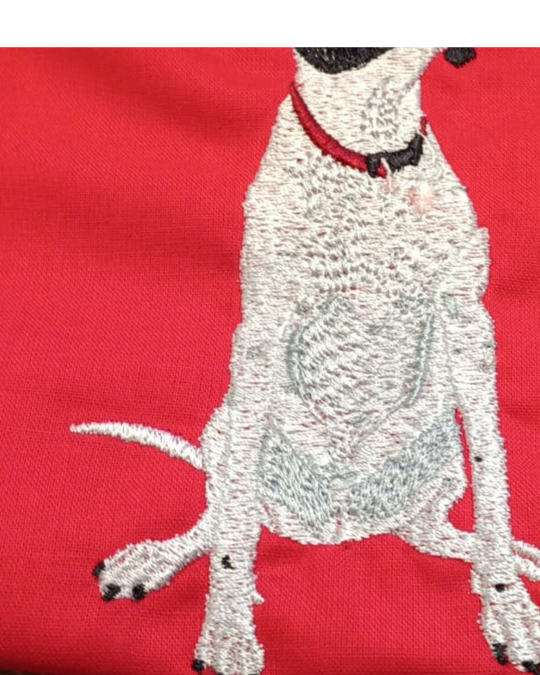 Broderat husdjursporträtt – Digitalisering - Bild 3